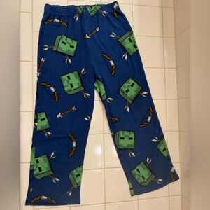 Kids Minecraft Pajama Bottoms size 6